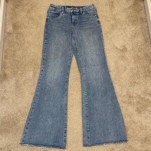 Express 70s Flare Mid Rise Jeans